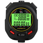 YS 3 Rows Display Luminous Stopwatch Timer Training Referee Stopwatch, Style:, YS-1010 10 Memories, YS-1030 30 Memories, YS-1060 60 Memories, YS-1100 100 Memories