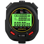 YS 3 Rows Display Luminous Stopwatch Timer Training Referee Stopwatch, Style:, YS-1010 10 Memories, YS-1030 30 Memories, YS-1060 60 Memories, YS-1100 100 Memories