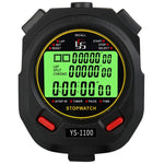 YS 3 Rows Display Luminous Stopwatch Timer Training Referee Stopwatch, Style:, YS-1010 10 Memories, YS-1030 30 Memories, YS-1060 60 Memories, YS-1100 100 Memories