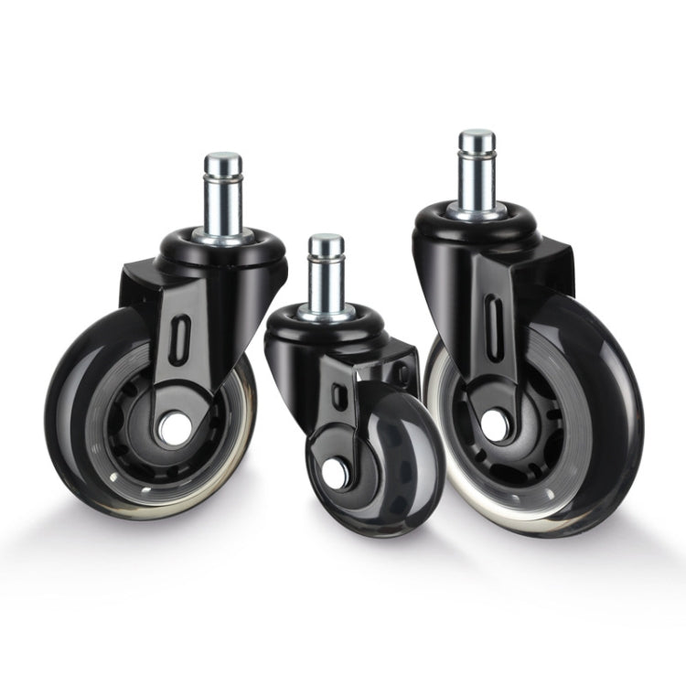 Furniture PU Universal Plug Caster Office Chair Mute Wheel, Size: 3 Inch, 2 Inch, 2.5 Inch, 3 Inch