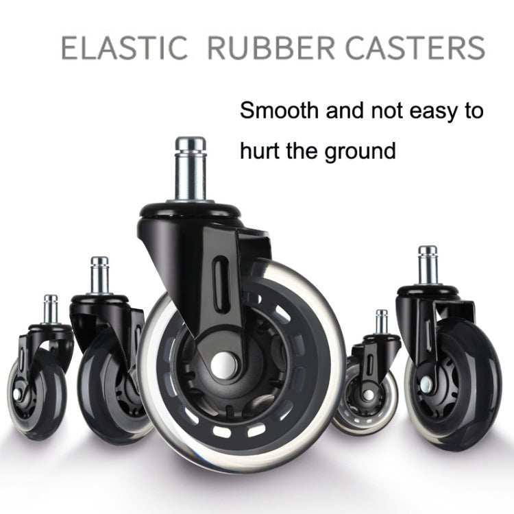 Furniture PU Universal Plug Caster Office Chair Mute Wheel, Size: 3 Inch, 2 Inch, 2.5 Inch, 3 Inch