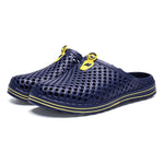 X902 Summer Beach Shoes Non-Slip Flip Llops Couple Slippers Men Hole Shoes, 45