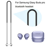 2 PCS Bluetooth Earphone Silicone Anti-Lost Cord For Samsung Glaxy Buds Pro, Black, Blue, Red, White
