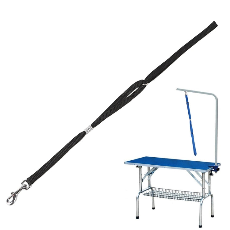 Fixed Rope Dog Traction Rope for Pet Bath Table, Pink, Black, Blue