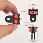 1/4 Inch Screw Converter Tripod Adapter for Gopro 10 9 8 7  /Eken /Insta360 One X R