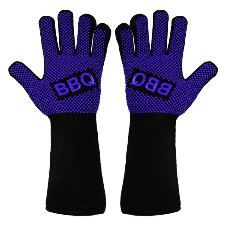 1 Pair High Temperature Resistant Silicone BBQ Gloves  Anti-Scalding Gloves, BBQ Red, BBQ Black, BBQ Blue, Big Flame Red, Big  Flame Black, Big Flame Blue, Flame Dots Red, Flame Dots  Black, Flame Dots  Blue, BBQ Flame Red, BBQ Flame Black             ...