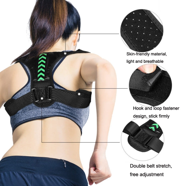 Anti-hunchback Open Shoulder Chest Posture Correction Belt, S, M, L, XL