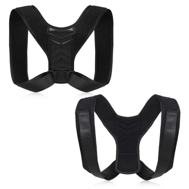 Invisible Breathable Posture Correction Belt Adjustable Back Corrector, Size:, M (Black), S (Gray), L (Gray)
