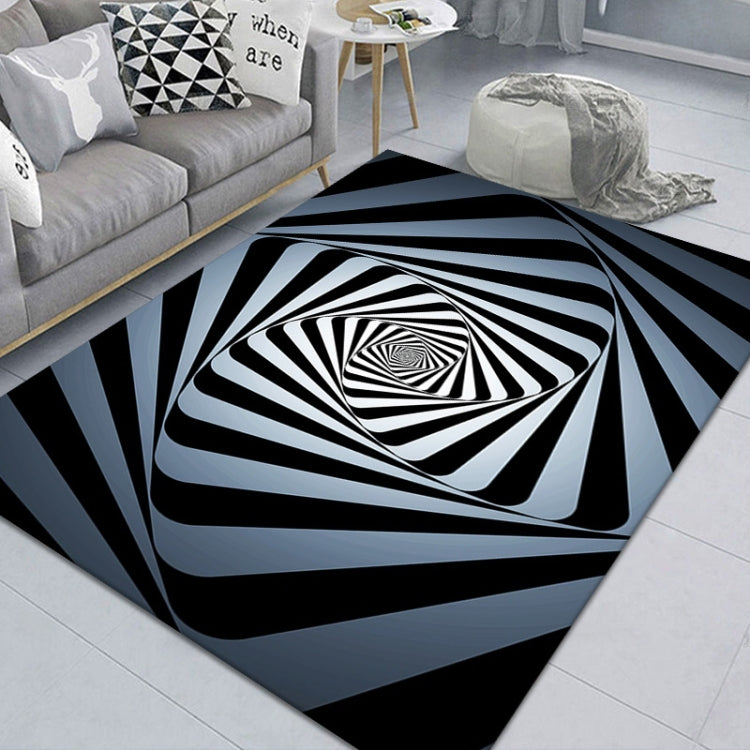 سجادة غرفة معيشة مستطيلة ثلاثية الأبعاد مجسمة هندسية، 40x60 سم، 50x80 سم، 60x90 سم، 80x120 سم، 80x160 سم، 120x160 سم، 140x200 سم