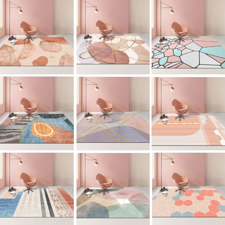 Modern Abstract Geometric Living Room Rug Coffee Table Cushion, 80x200cm, 120x160cm