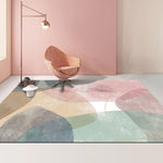 Modern Abstract Geometric Living Room Rug Coffee Table Cushion, 80x200cm, 120x160cm