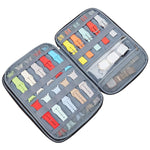 Long Strap Storage Bag With Handheld For Apple Watch, Single Layer (Black), Single Layer (Gray), Double Layer (Black), Double Layer (Gray), Double Layer (Yellow Leopard), Double Layer (Pink Leopard)