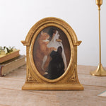 Retro Imitation Wood Home Decor Photo Frames, Spec:, Square-6 inches, Square-7 inches, Arched-6 inches, Arched-7 inches, Oval-6 inches, Oval-7 inches, Bow Round Box, A Model, B Model