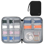 Boona Smart Watch Strap Data Cable Portable Storage Bag For Apple Watch, Small (Gray), Small (Black), Large (Gray), Large (Black)