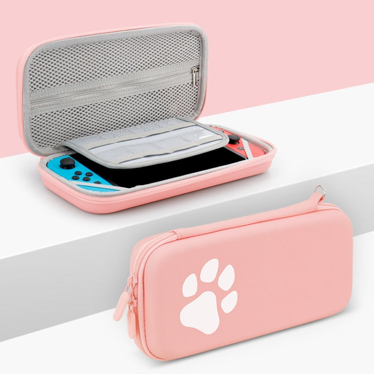 Baona BN-F005 Cat Paw Pattern Cconsole Storage Bag, For Switch (Pink), For Switch (Green), For Switch (Gradient Color)