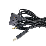 Car Modified AUX+USB Socket Audio Modification Accessories 3.5mm USB Extension Line, AUX+USB