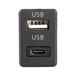Car Universal Modification Type-C+USB Interface Charging Use Seat, Type-C+USB