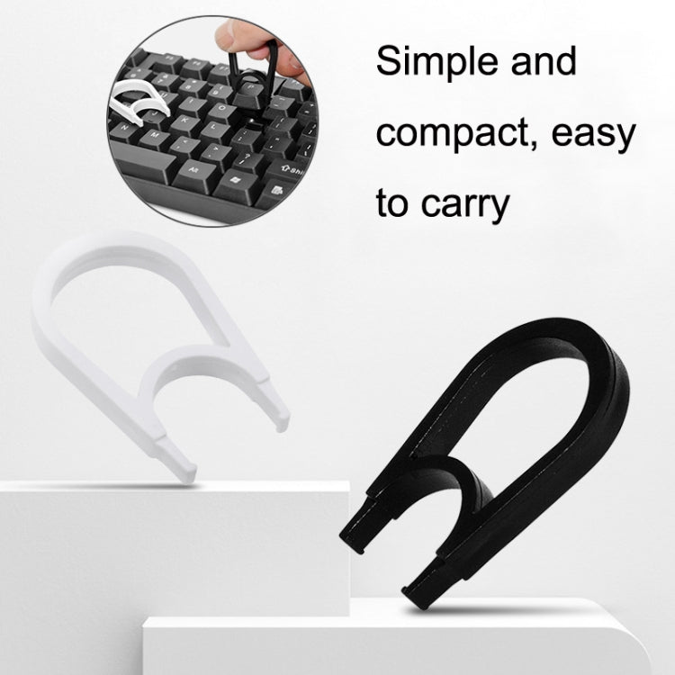 30PCS Computer Keyboard Key Puller Cleaning Key Removal Tool, Blac, Black