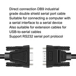 خط تمديد مباشر تسلسلي DTECH RS232 DB9، ذكر إلى ذكر 1.5م، ذكر إلى ذكر 2م، ذكر إلى ذكر 3م، ذكر إلى ذكر 5م، ذكر إلى أنثى 1.5م، ذكر إلى أنثى 2م، ذكر إلى أنثى 3م، ذكر إلى أنثى 5م، أنثى إلى أنثى 1.5م، أنثى إلى أنثى 2م