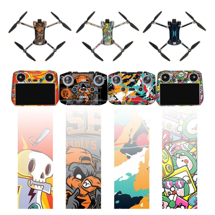 Sunnylife Drone+Remote Control Protective Sticker For DJI Mini 3 Pro, RC Version