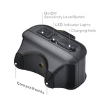 Pet Collar Trainer Rechargeable Automatic Bark Stop, Automatic Bark Stop Black, Automatic Bark Stop Black White Spots