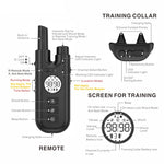 Intelligent Remote Control Dog Trainer Automatic Barking Stop Collar, Collar White, Collar Black