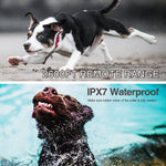 Intelligent Remote Control Dog Trainer Automatic Barking Stop Collar, Collar White, Collar Black