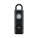 Anti-wolf Alarm Rechargeable Female Student Self-defense Keychain, Rechargeable White, Rechargeable Black