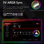 ARGB Chassis Light Bar Computer Decorative Silicone LED Lamp Strip, Y360 Round