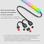 ARGB Chassis Light Bar Computer Decorative Silicone LED Lamp Strip, Y360 Round