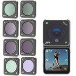 JUNESTAR Action Camera Filters For DJI Action 2,Style:, CPL, ND4, ND8, ND16, ND32, ND64, ND1000, ND8PL, ND64PL, Macro 10X, Night, Star, CS-3IN1, CS-4in1, CS-4in1 (NDPL), CS-6IN1, CS-8in1