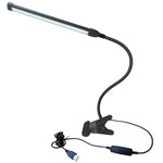 USB Clip Lamp Student Eye Protection LED Dimmable Desk Light, Purple, Gold, Black, Silver