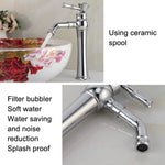 All Bronze Bathroom Basin Hot And Cold Water Faucet, Style:, Electroplated Short Model, Electroplated Short Model+Water Inlet Pipe, Electroplated High Model, Electroplated High Model+Water Inlet Pipe, Gold Short Model, Gold Short Model+Water Inlet Pipe...