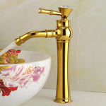 All Bronze Bathroom Basin Hot And Cold Water Faucet, Style:, Electroplated Short Model, Electroplated Short Model+Water Inlet Pipe, Electroplated High Model, Electroplated High Model+Water Inlet Pipe, Gold Short Model, Gold Short Model+Water Inlet Pipe...
