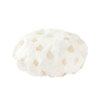 Waterproof Shower Hat Adult Women Bathing Hair Cover Anti-fume Hair Cover, 1 PCS Grey, 1 PCS Pink, 1 PCS Apricot