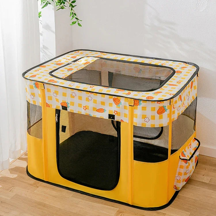 Rectangular Foldable Pet Fence Dog and Cat Litter Pet Delivery Room, M, XL