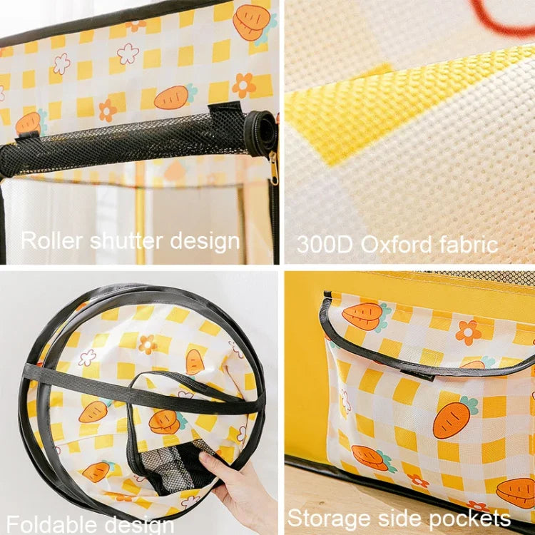 Rectangular Foldable Pet Fence Dog and Cat Litter Pet Delivery Room, M, XL