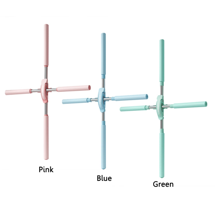 CHANGKUAI Yoga Hunchback Corrector Adjustable Open Shoulder Standing Training Stick, Pink, Blue, Green