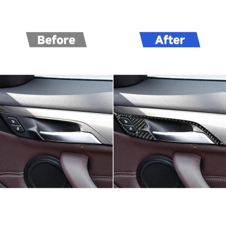For BMW X1 F48/X2 F39 5pcs /Set Right-Hand Drive Door Handle Frame Sticker, Right-Hand Drive