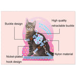 Komfortable, verstellbare Ausbruchsicherung für Katzen, S, L