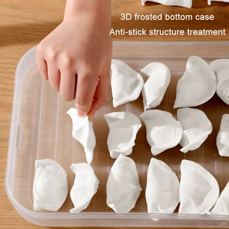 Household Refrigerator Freezer Large Capacity Dumpling Box, Capacity:, One Layer (Green), Two Layers (White), Two Layers (Green), Three Layers (White), Four Layers (White), Four Layers (Green)