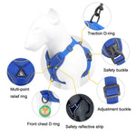 HT-864 Pet Traction Rope Reflective Breathable Dog Chest Strap Vest, Size:, S, M, L, XL