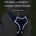 HT-864 Pet Traction Rope Reflective Breathable Dog Chest Strap Vest, Size:, S, M, L, XL