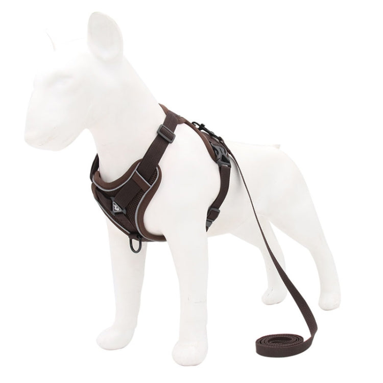 HT-864 Pet Traction Rope Reflective Breathable Dog Chest Strap Vest, Size:, S, M, L, XL
