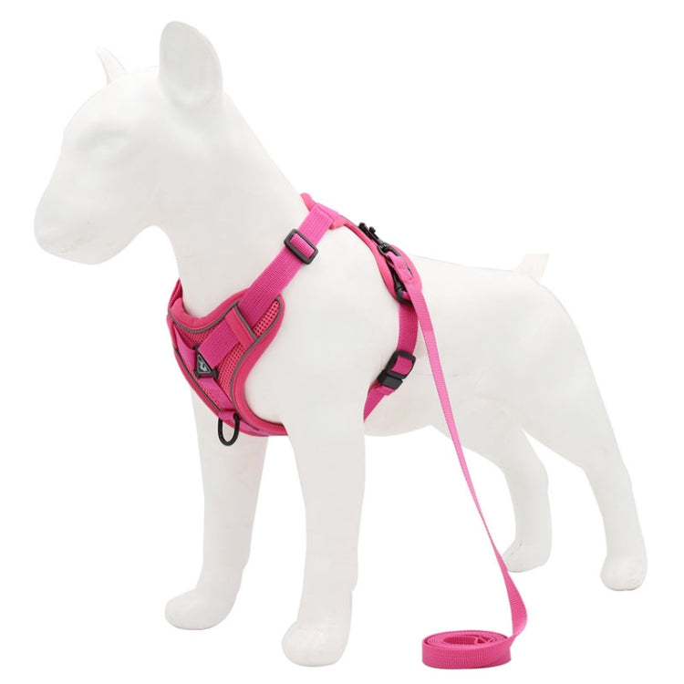 HT-864 Pet Traction Rope Reflective Breathable Dog Chest Strap Vest, Size:, S, M, L, XL