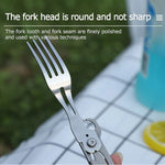 6-in-1 Folding Tableware (Fork/Knife/Spoon/Bottle Opener) for Camping and Survival