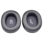 2pcs Headphone Cover Foam Cover for JBL E55BT, Color: Without LR, Black