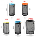 LUCKSTONE WSD2005020 Lightweight Mesh Organizing Storage Bag, Size:, S (Gray Blue), M (Gray Orange), L (Gray Green), XL (Gray Blue), XXL (Gray Black), S (Black Blue), M (Black Orange), L (Black Green), XL (Black Blue), XXL (Black Black)