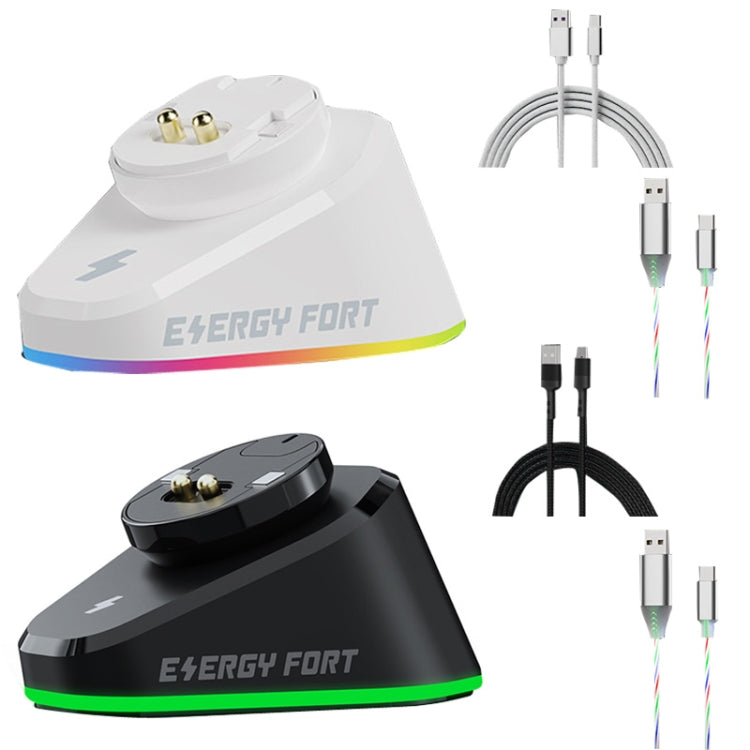 For Logitech G502 / GPW1 / 2 Wireless Mouse Charging Dock Stand, Black Woven, Black Stream, White Woven, White Stream