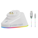 For Logitech G502 / GPW1 / 2 Wireless Mouse Charging Dock Stand, Black Woven, Black Stream, White Woven, White Stream